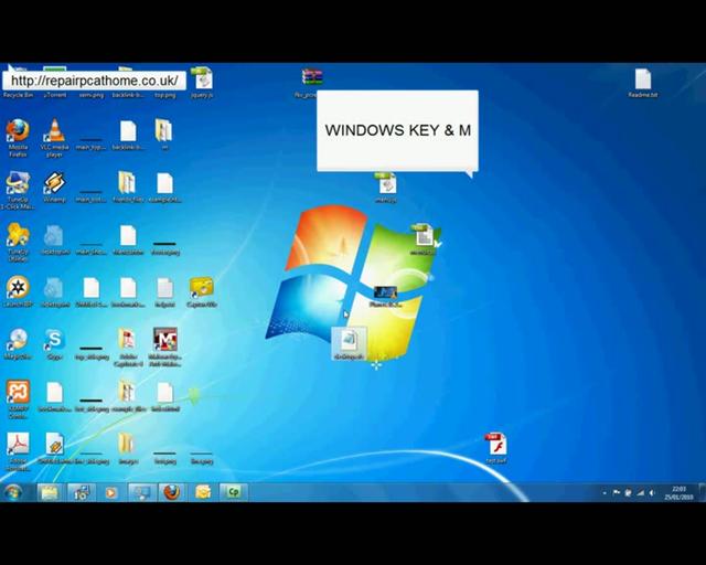 Windows 7 Show Desktop Icon