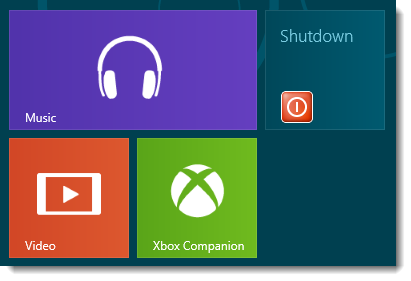 Windows 8 Shortcut Icons