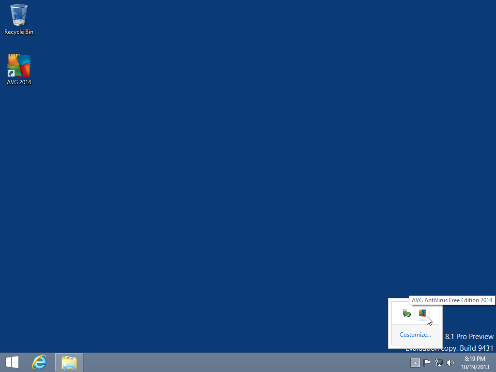 Windows 8 Taskbar Icons
