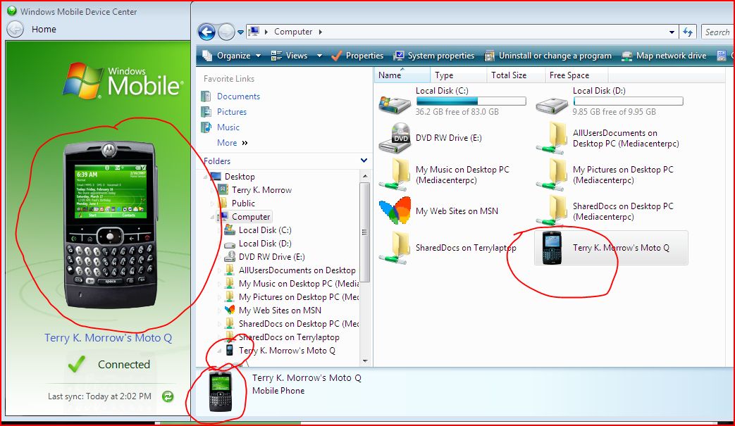 Windows Mobile Device Center Windows 7