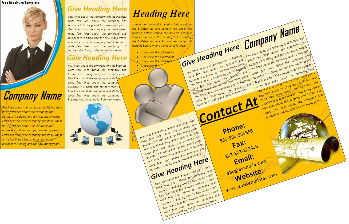 Word Brochure Templates Free