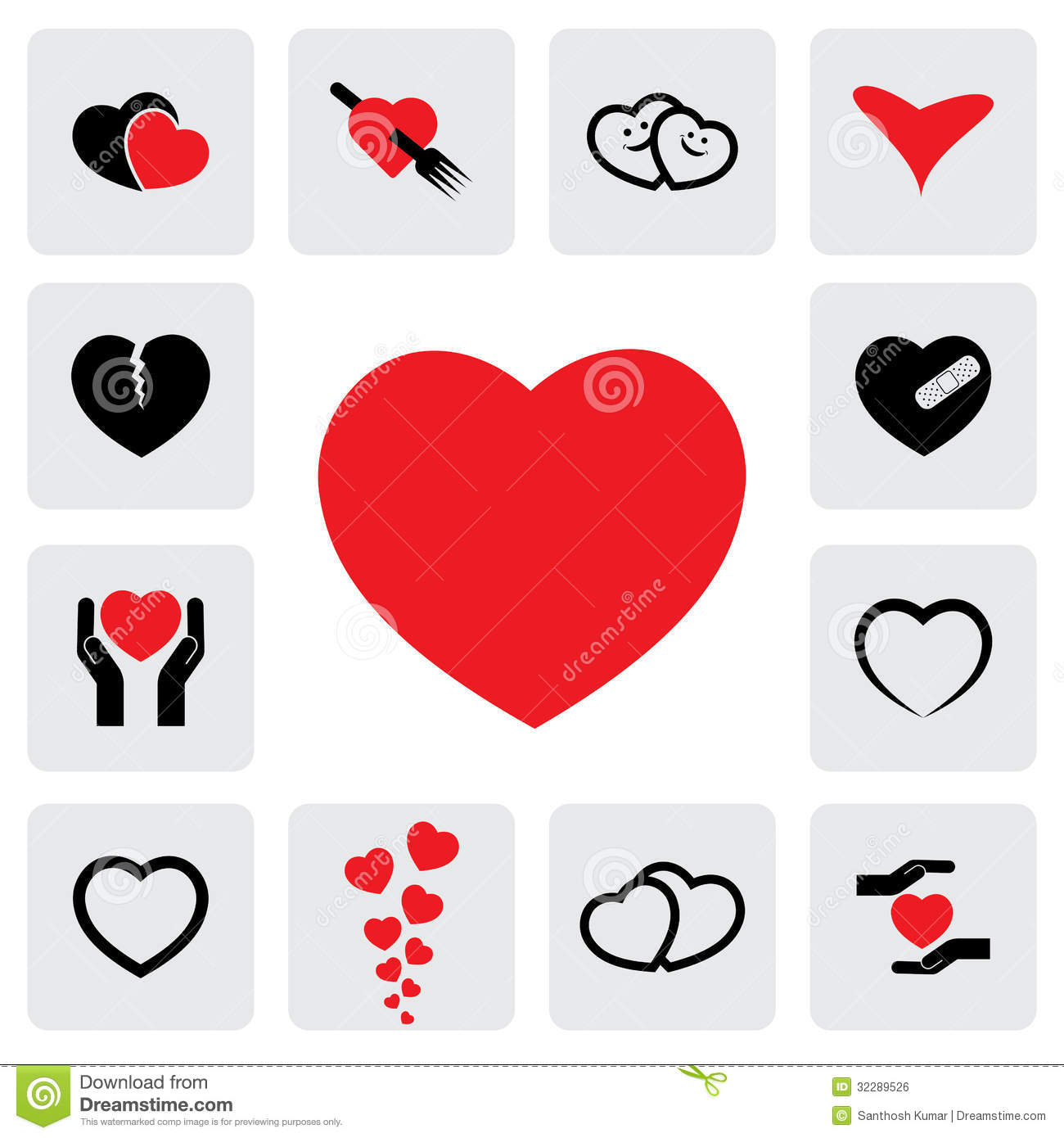 Abstract Vector Heart Outline PNG