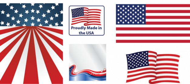 American Flag Vector Free Download