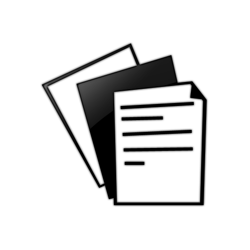 Black Document Icon Black Document Icon