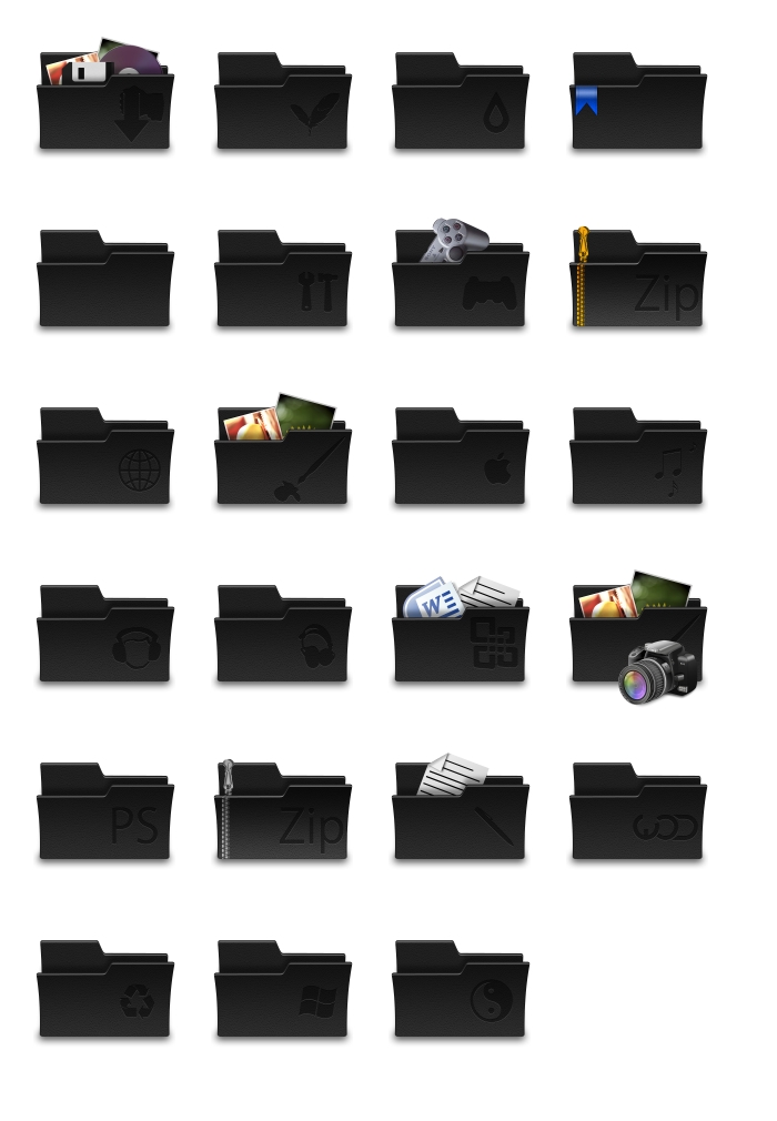 Black Folder Icon Downloads Black Folder Icon Downloads