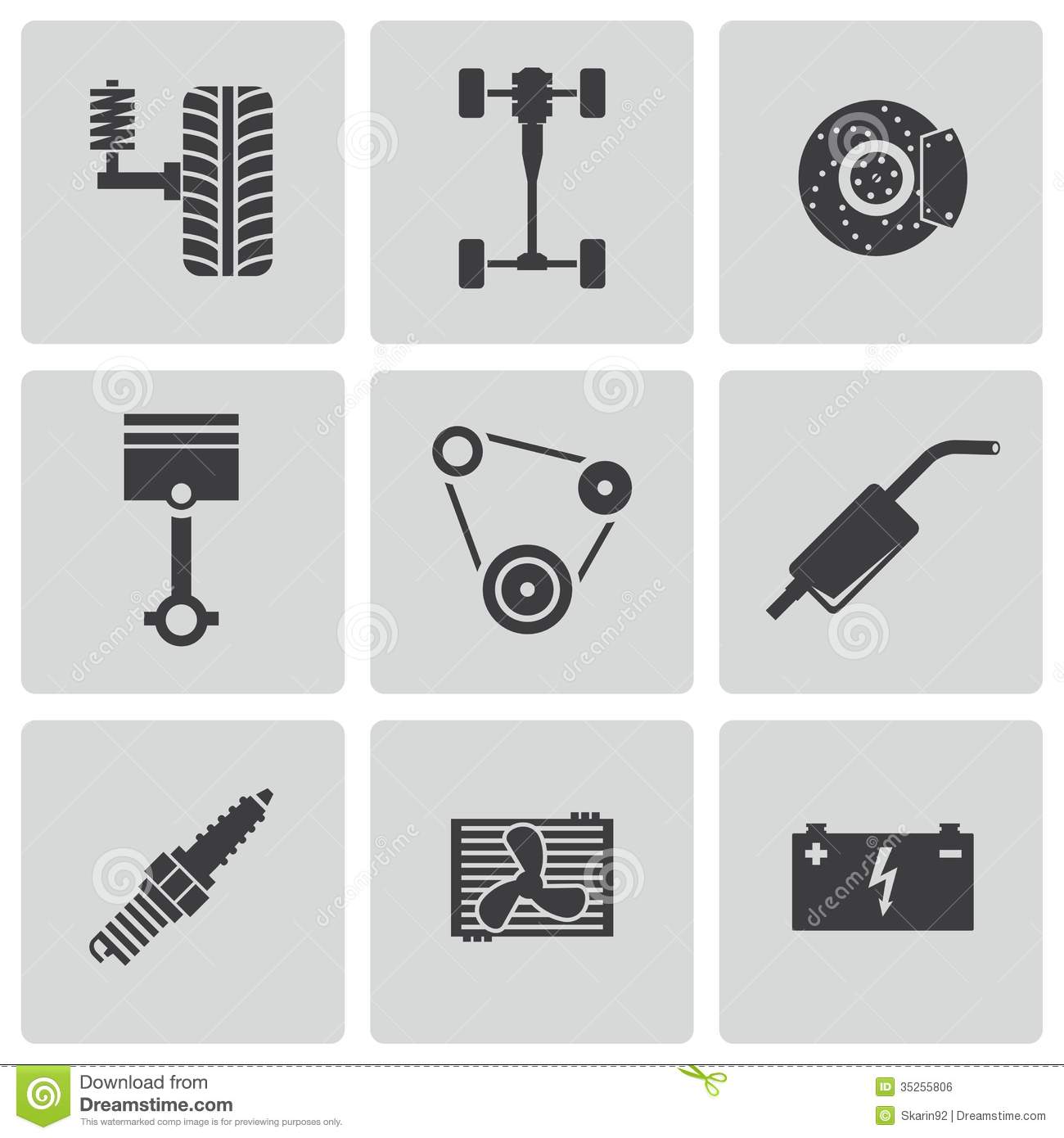 Black Icon Free Car Parts Black Icon Free Car Parts
