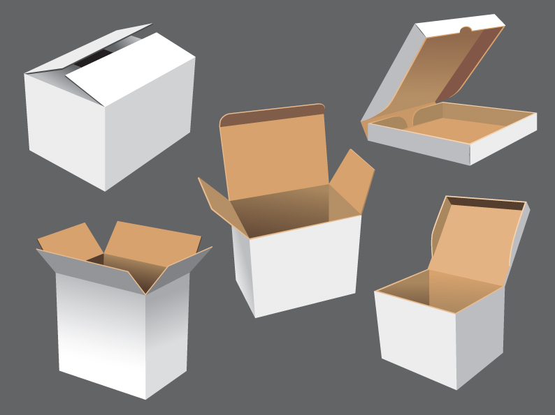 Blank Box Packaging Design