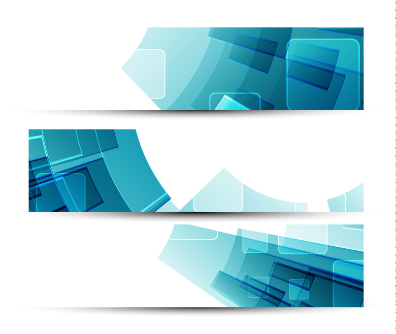 Blue Abstract Banner