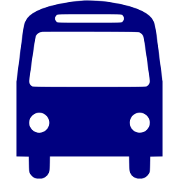 Blue Bus Icon