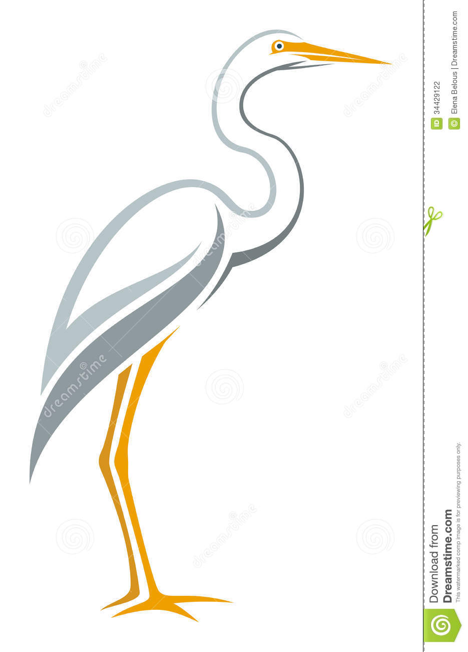 Blue Heron Vector