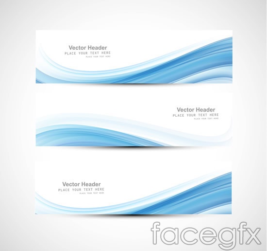 10 Photos of Blue Banner Vector