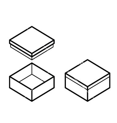 Box Vector Outline