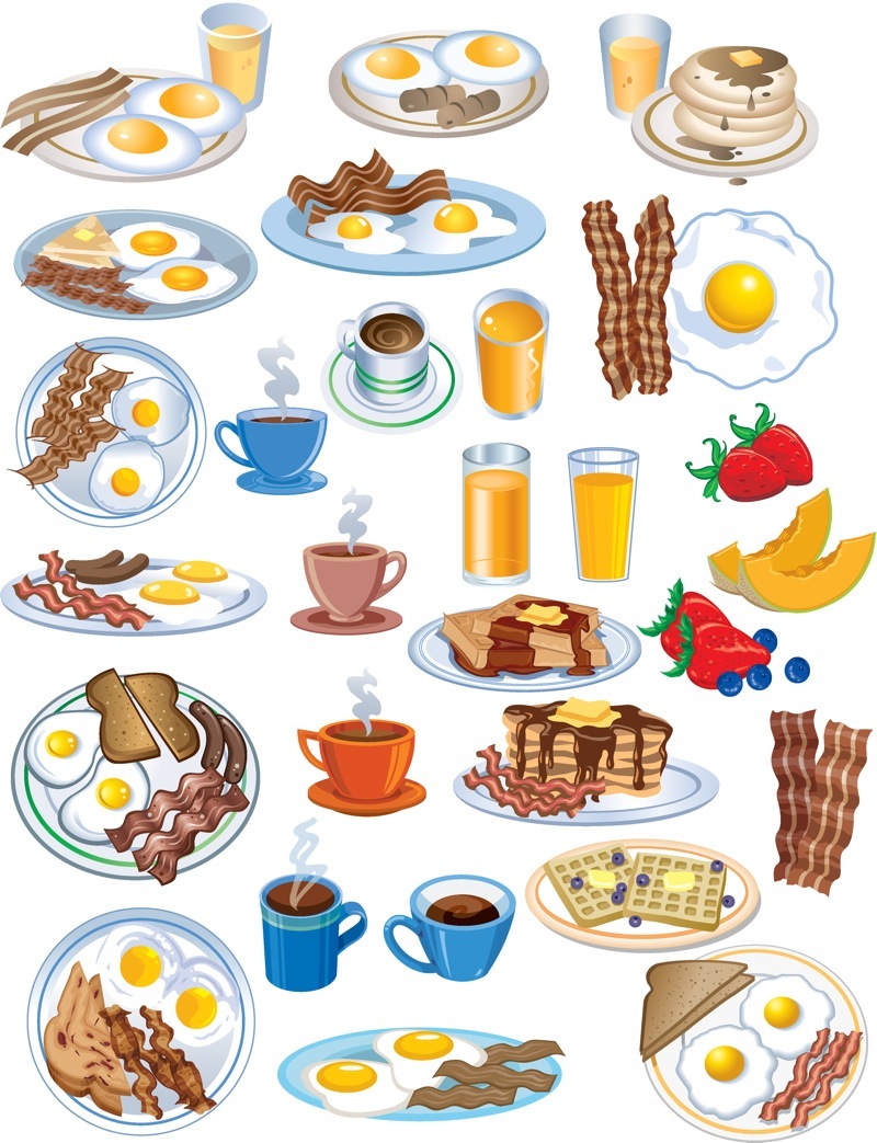 Breakfast Clip Art Free Vector Graphics