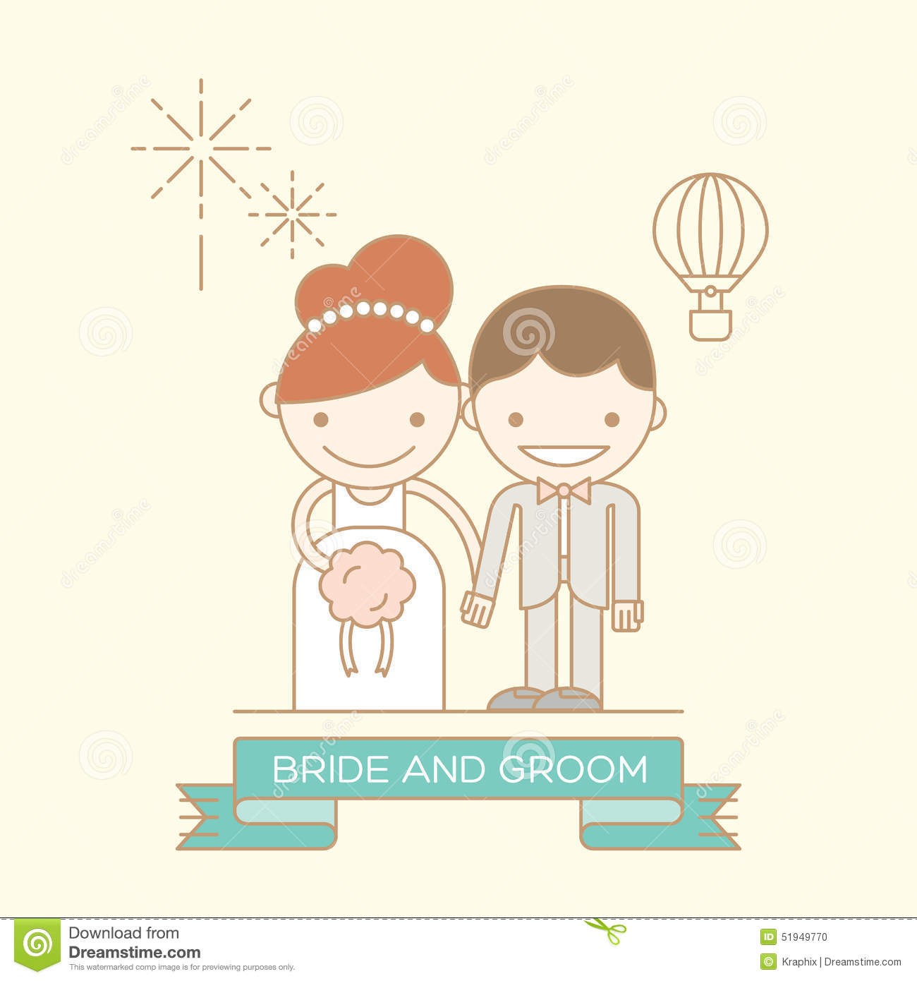 Bride Groom Cartoon