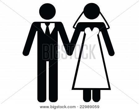 Bride Groom Icon Bride Groom Icon