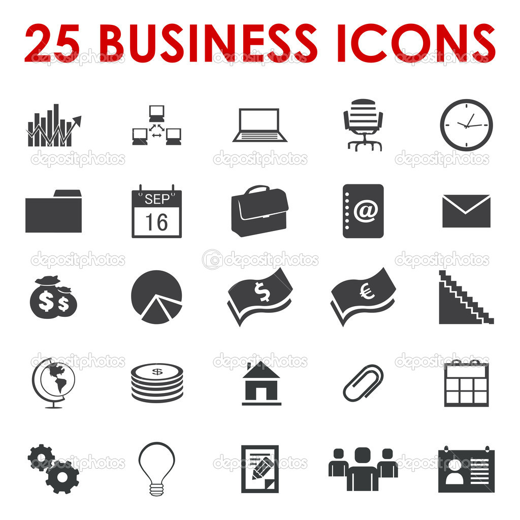 Business Office Icon Vector