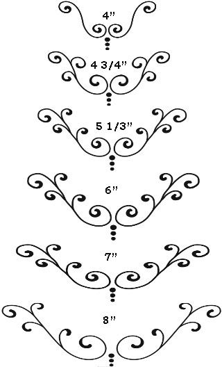 Cake Scroll Design Pattern Cake Scroll Design Pattern