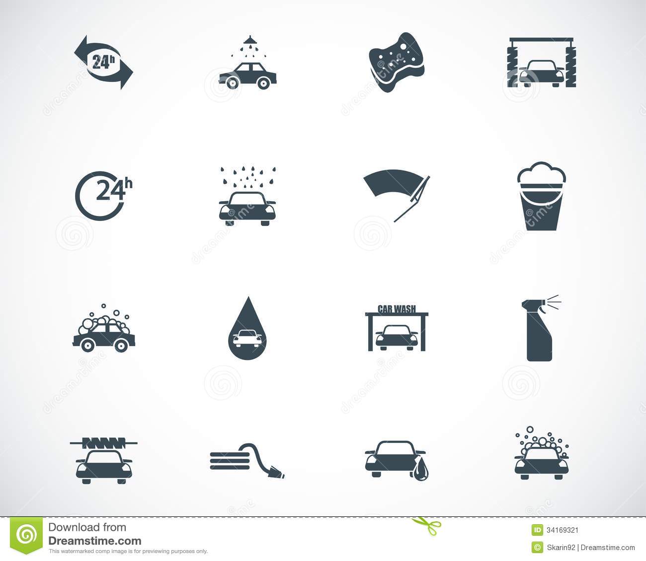 Car Wash Vector Icon