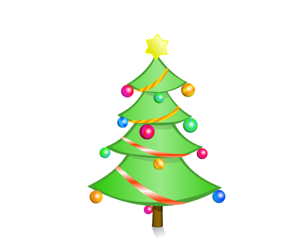 Cartoon Christmas Tree Clip Art Free