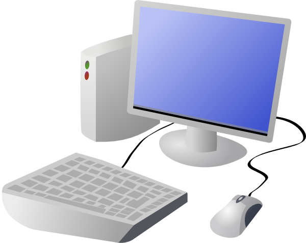 Cartoon Computer Clip Art