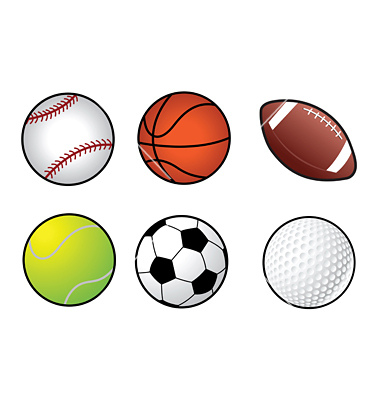 Cartoon Sports Balls