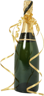Champagne Bottle PSD