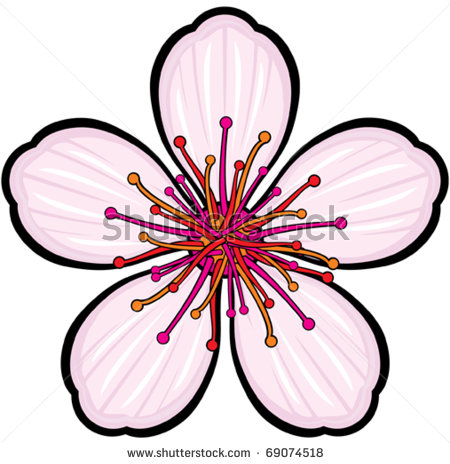 Cherry Blossom Flower Clip Art