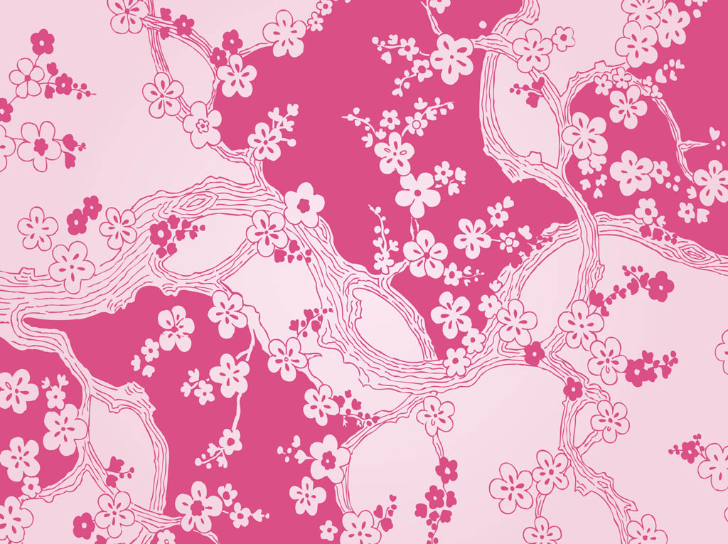 16 Cherry Blossom Flower Vector Images