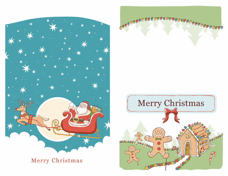 Christmas Card Templates Microsoft Word