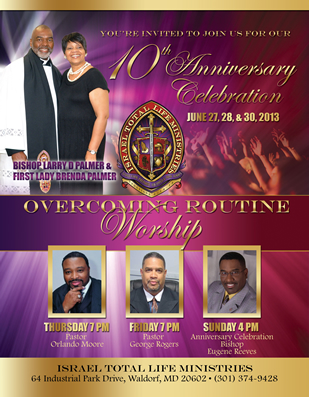 Church Anniversary Flyer Design