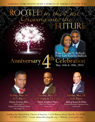 Church Anniversary Flyer Templates Free