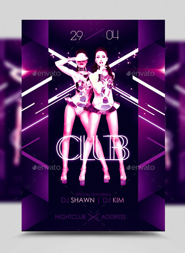Club Party Flyer Template Club Party Flyer Template