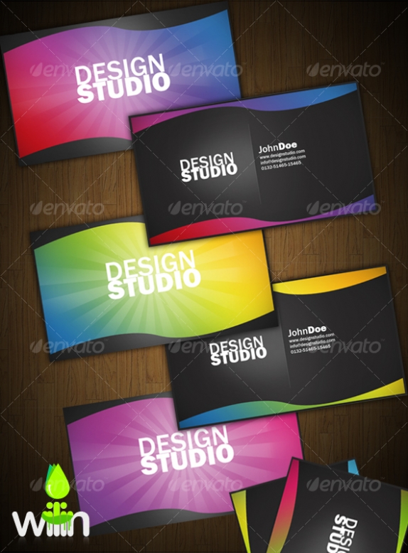 Colorful Business Card Design