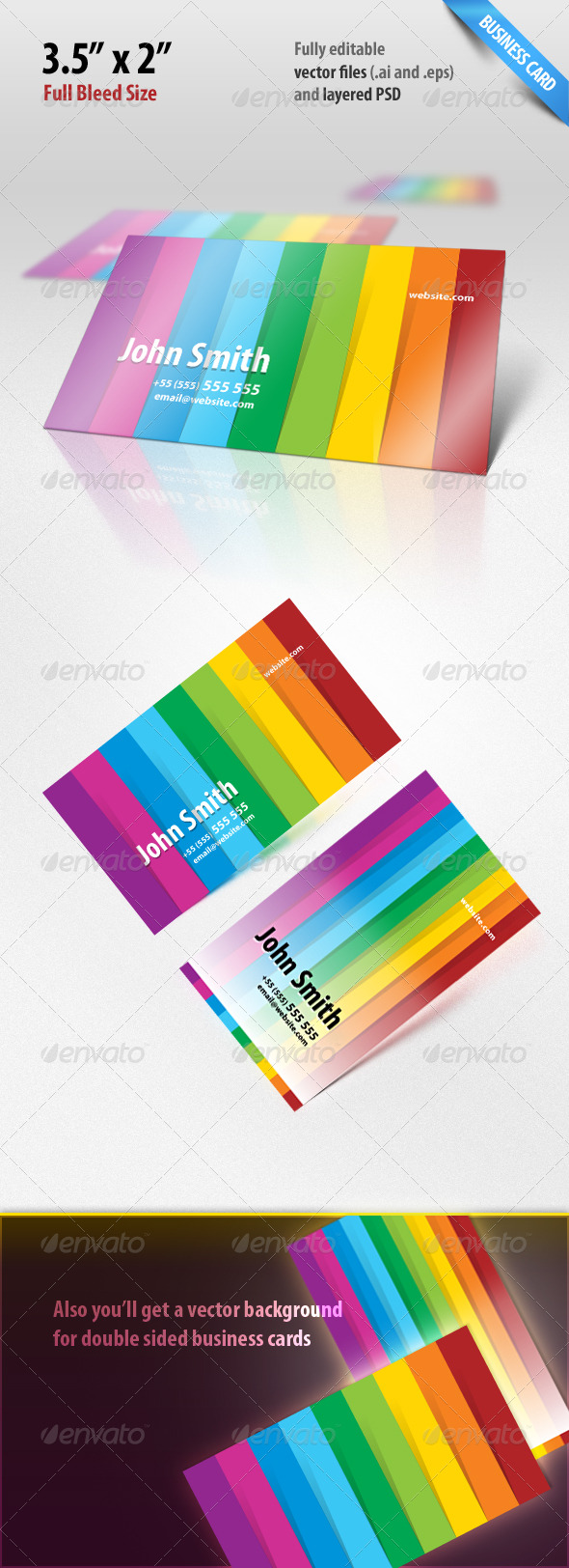 Colorful Business Card Template