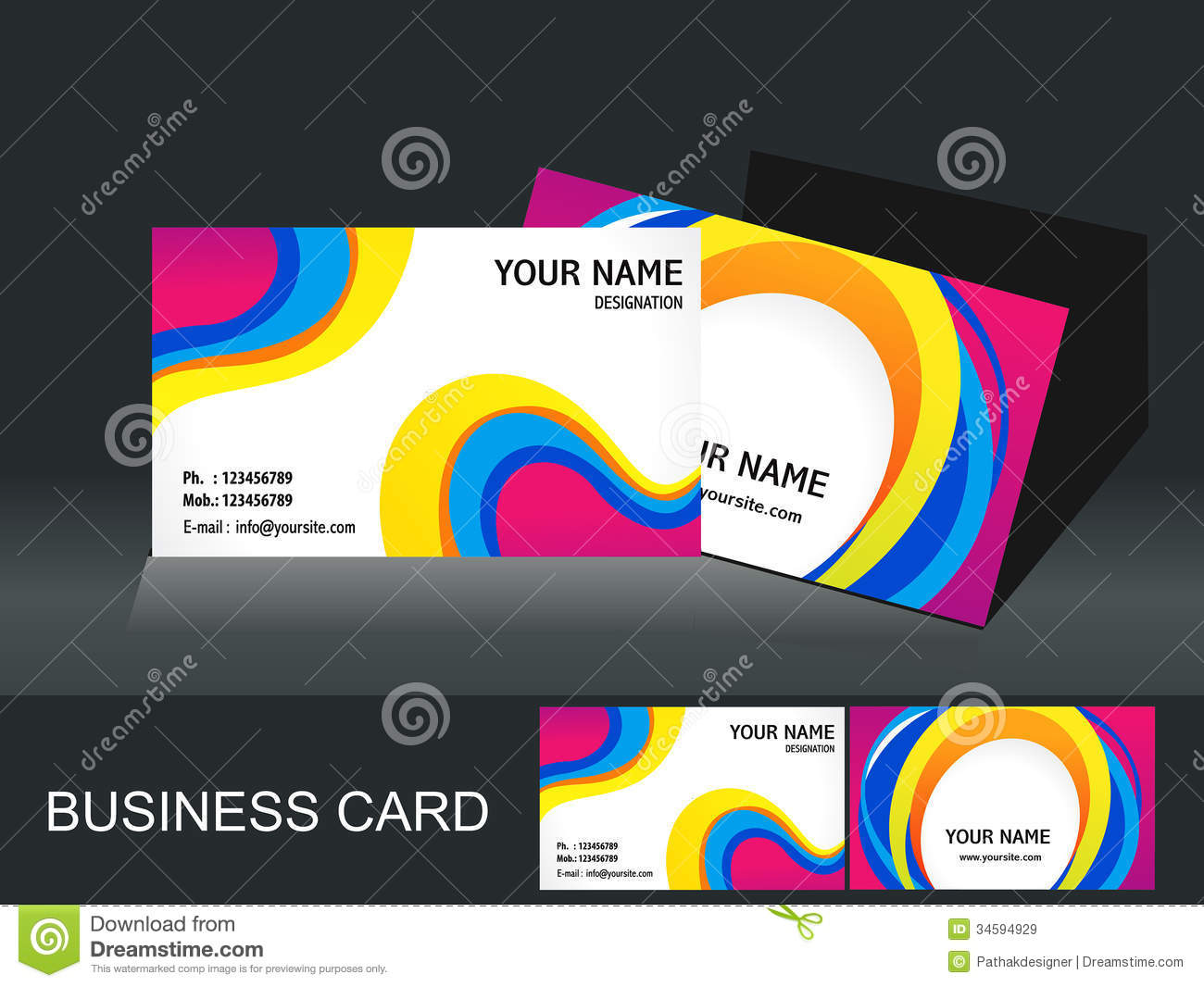 Colorful Business Card Template