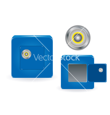 Combination Lock Vector