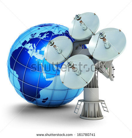 Communication Satellite Clip Art