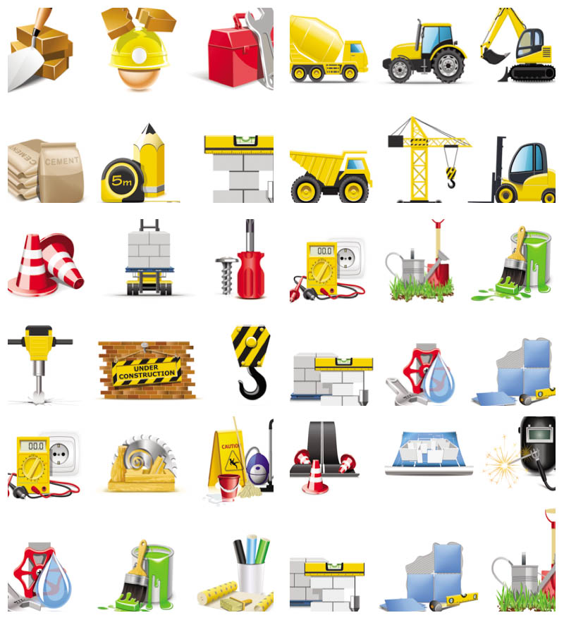 Construction Vector Clip Art