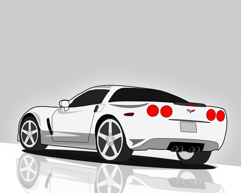 Corvette Logo Vector Clip Art