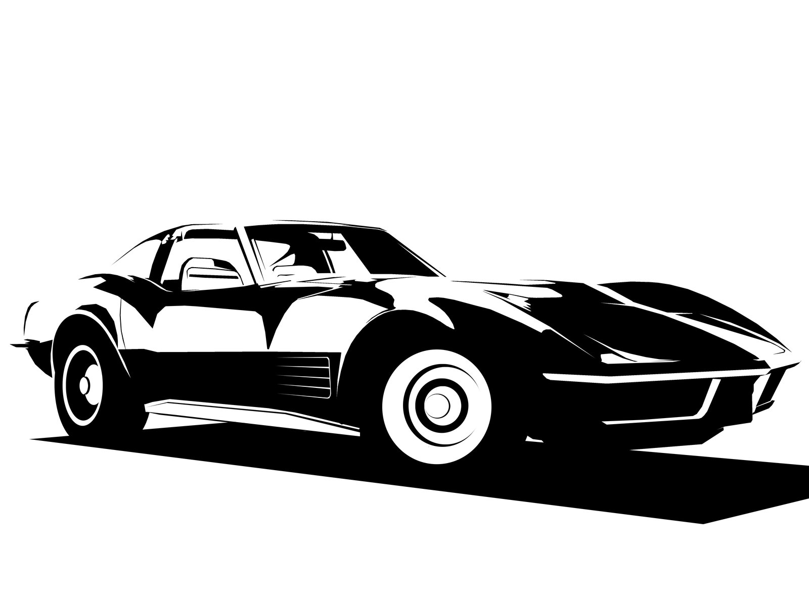 Corvette Stingray Vector