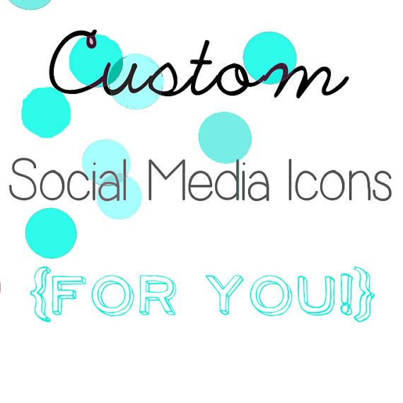 Custom Social Media Icons