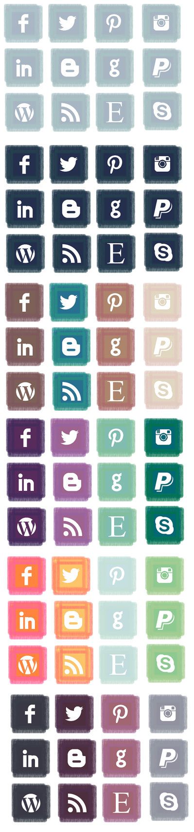 Custom Social Media Icons