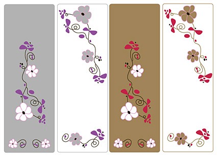 Cute Free Vector Flowers Cute Free Vector Flowers