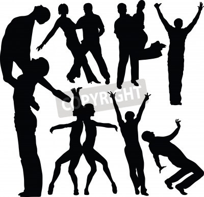 Dance Silhouette Clip Art