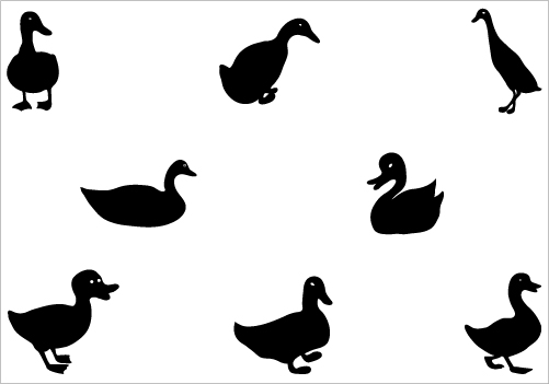Duck Silhouette Clip Art