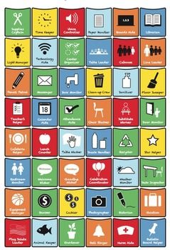 Elementary Classroom Jobs Chart Elementary Classroom Jobs Chart
