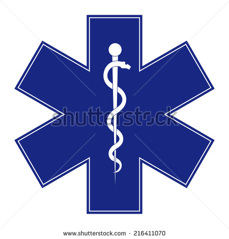 Emergency Medical Symbol White
