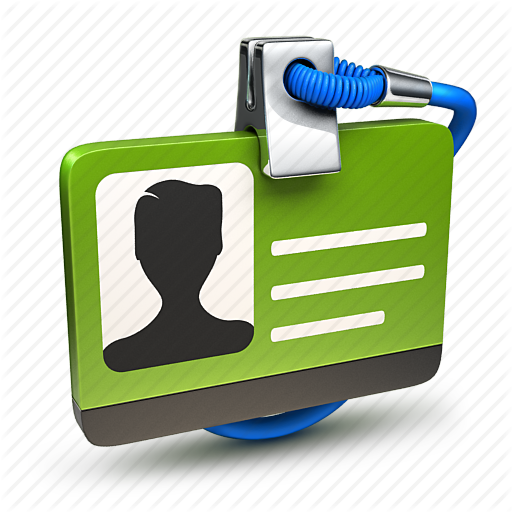 Employee Access Badge Icon Employee Access Badge Icon