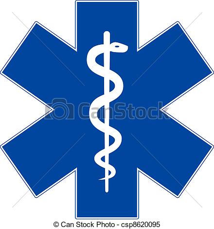 EMS Star of Life Symbol Clip Art