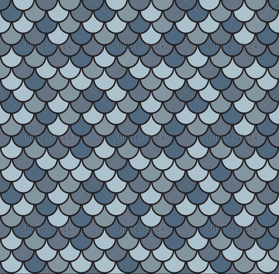 Fish Scale Pattern Seamless